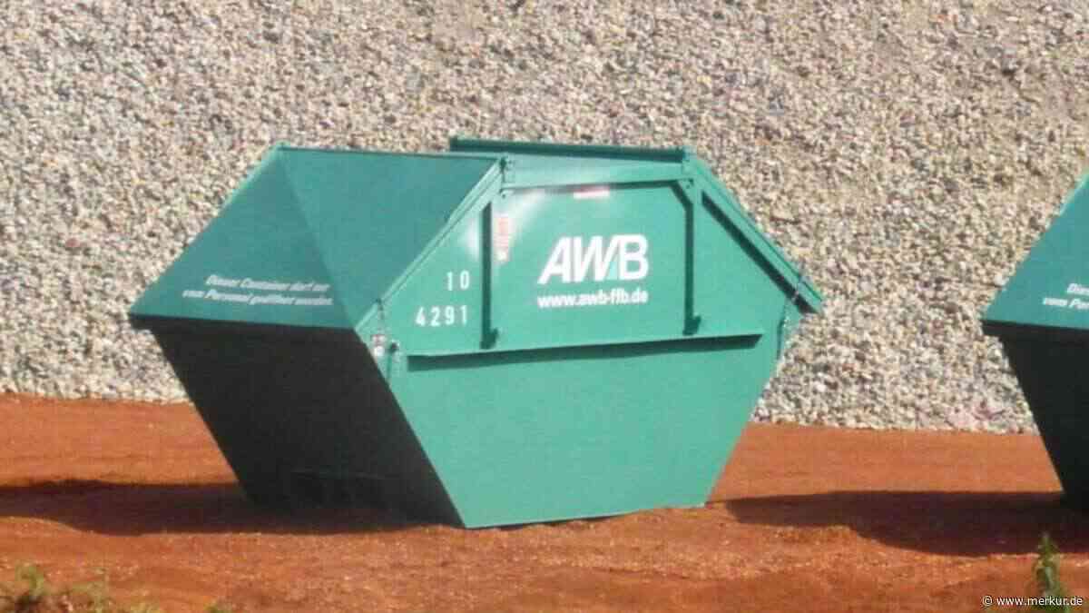 Bauschuttdeponie nach Blitzeinschlag geschlossen – auch Wertstoffhof zu