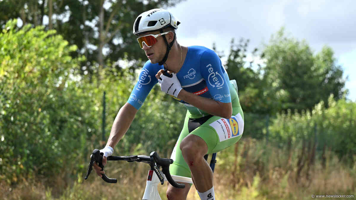 Zware valpartij wordt Jonathan Milan fataal: Italiaan stapt dag na lijdensweg af in Renewi Tour