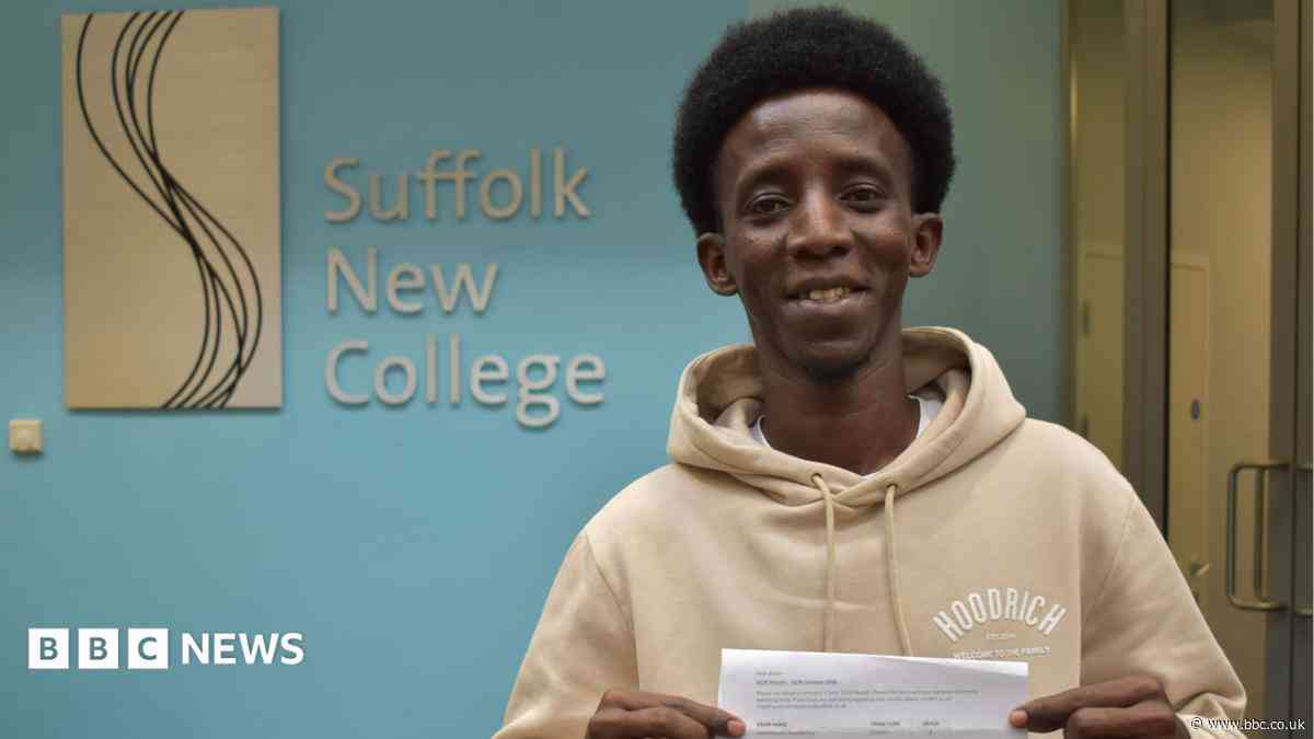 Refugee passes GCSE after fleeing war-torn Sudan