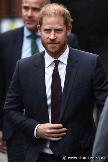 Prince Harry and other high-profile figures hit with £9.5m legal bill after failed Mail court battle