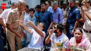 Rahul Gandhi dharna: Police register FIR on protester's pellet injury complaint