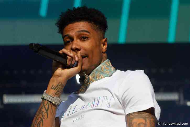 Blueface Caught In Wild Street Fight, Nearly Knocked Out