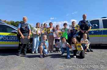 POL-KB: Bad Wildungen - Blitz für Kids: Schulkinder und Polizisten kontrollieren Verkehrsteilnehmer
