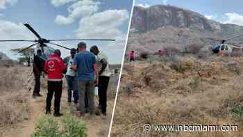 Kenya helicopter crash: Four bodies recovered as difficult terrain hampers search efforts