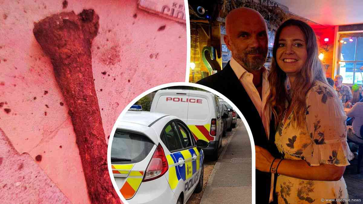 Kent couple's home like 'crime scene' after ancient bones found in kitchen extension