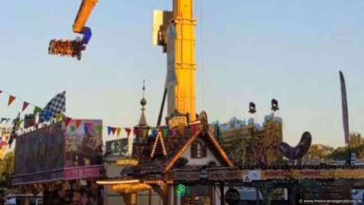 Für den Kick auf dem Volksfest: „Anubis" schleudert Besucher mit 120 km/h in 55 Meter Höhe