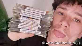 Dealer boasted with £15k cash selfie, then was caught with drugs and knife