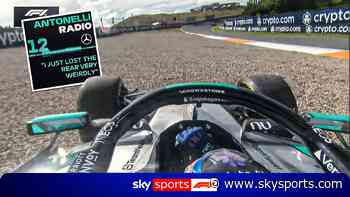 Nervy moment for Antonelli as he finds gravel in Sprint Qualy!