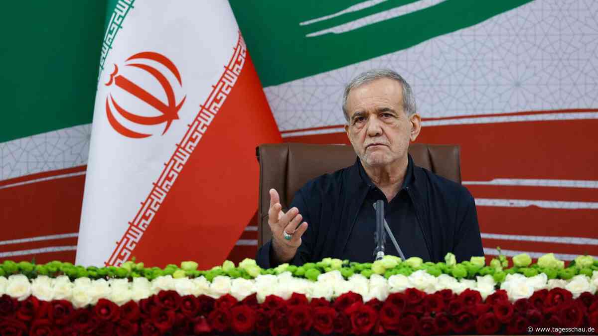 Irans Präsident Peseschkian wirbt für Kriegsende mit den USA
