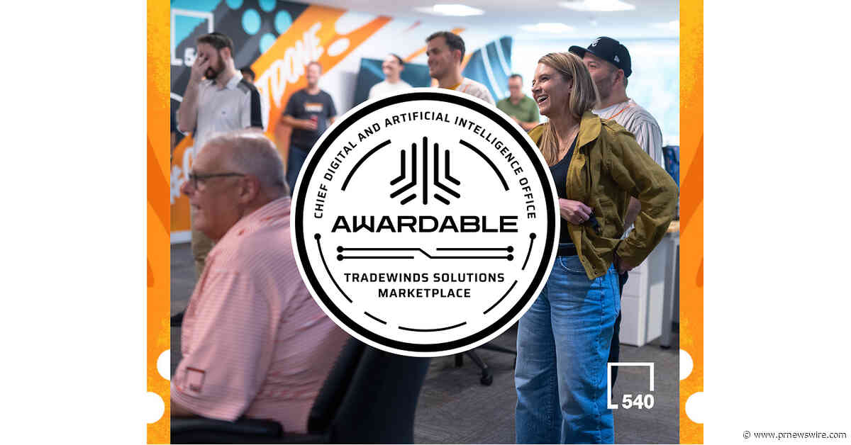 540's AI &amp; API Control Plane Now Awardable on the Department of War's Tradewinds Solutions Marketplace