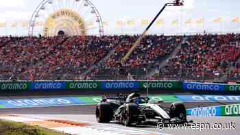 Russell takes sprint pole, Antonelli fifth at Dutch GP