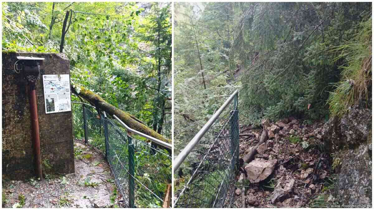 Verwüstung in Kiefersfelden: Unwetter fegt durch Gießenbachklamm – auch Hüttenfamilie betroffen