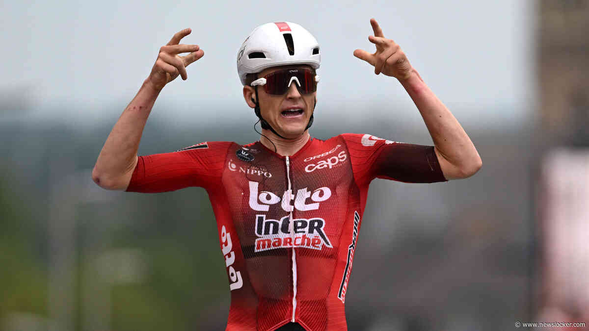 Dubbelslag Jenno Berckmoes: Belg wint koninginnenrit en grijpt macht in Renewi Tour