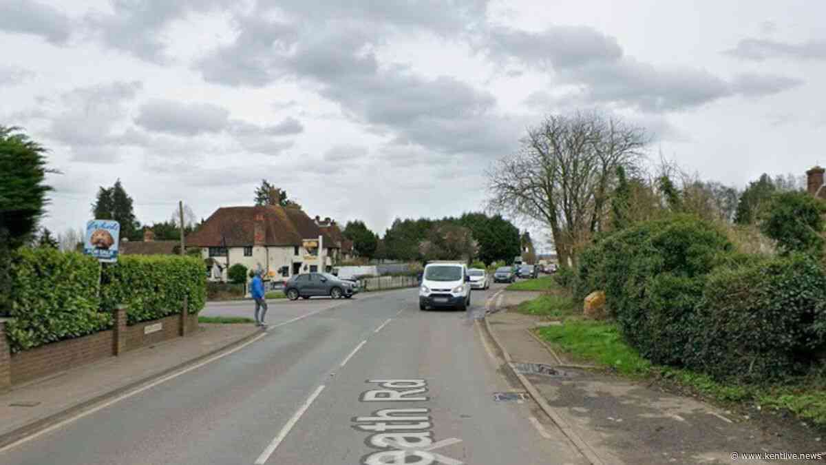 Man taken to hospital after crash involving motorbike and car near Maidstone
