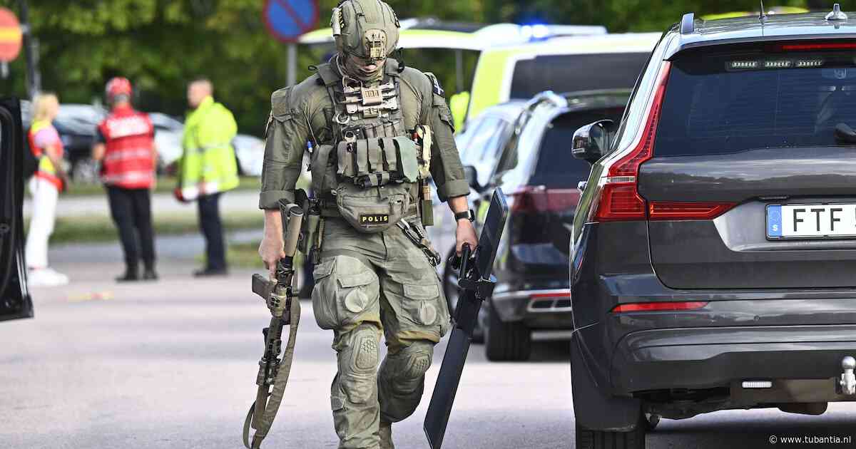 Zeker drie gewonden na zwaardaanval op Zweedse school, politie schiet verdachte neer