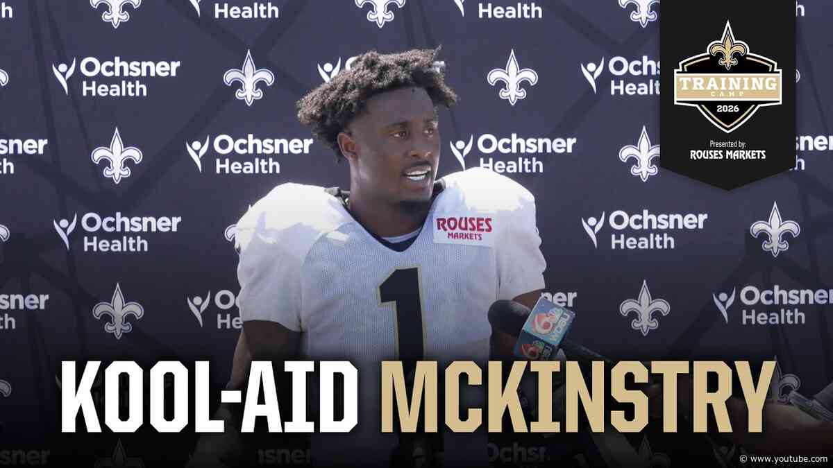 Kool-Aid McKinstry on practicing vs. Rams receivers, camp opportunities | Saints Training Camp 2026