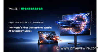 ViewX Launches Liber and Immer Glasses-Free AI 3D Displays on Kickstarter