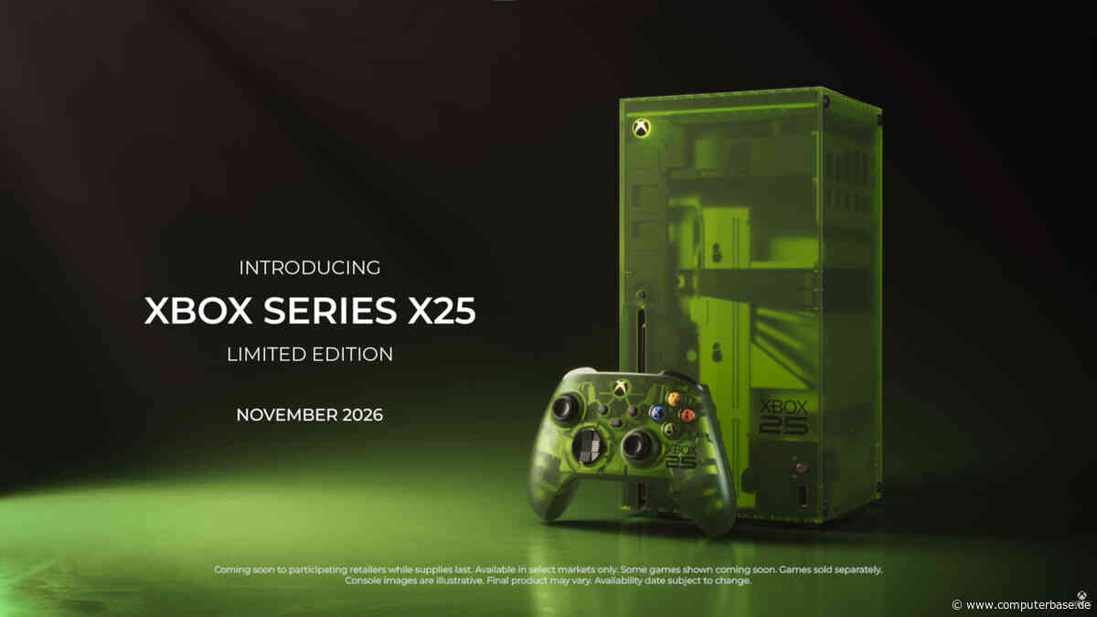 Xbox Series X25: Microsofts grüne Series X soll so teuer sein wie eine PS5 Pro