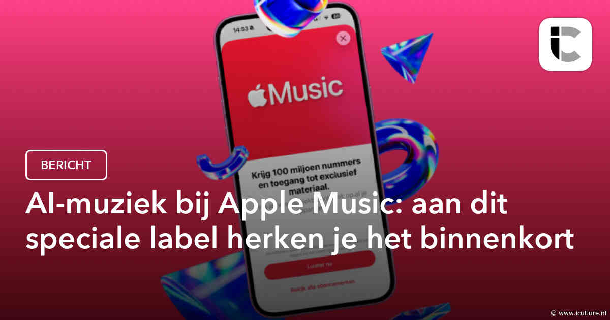 AI-muziek bij Apple Music: aan dit speciale label herken je het binnenkort