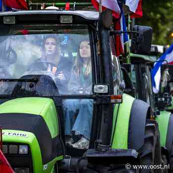Boerenprotest in Vriezenveen: trekkers maandag de straat op