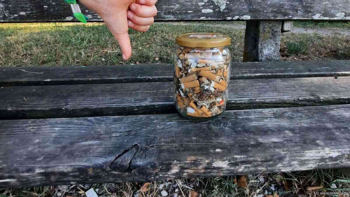Überall Zigarettenkippen – das muss nicht sein: Stadt hat ein Angebot für Raucher