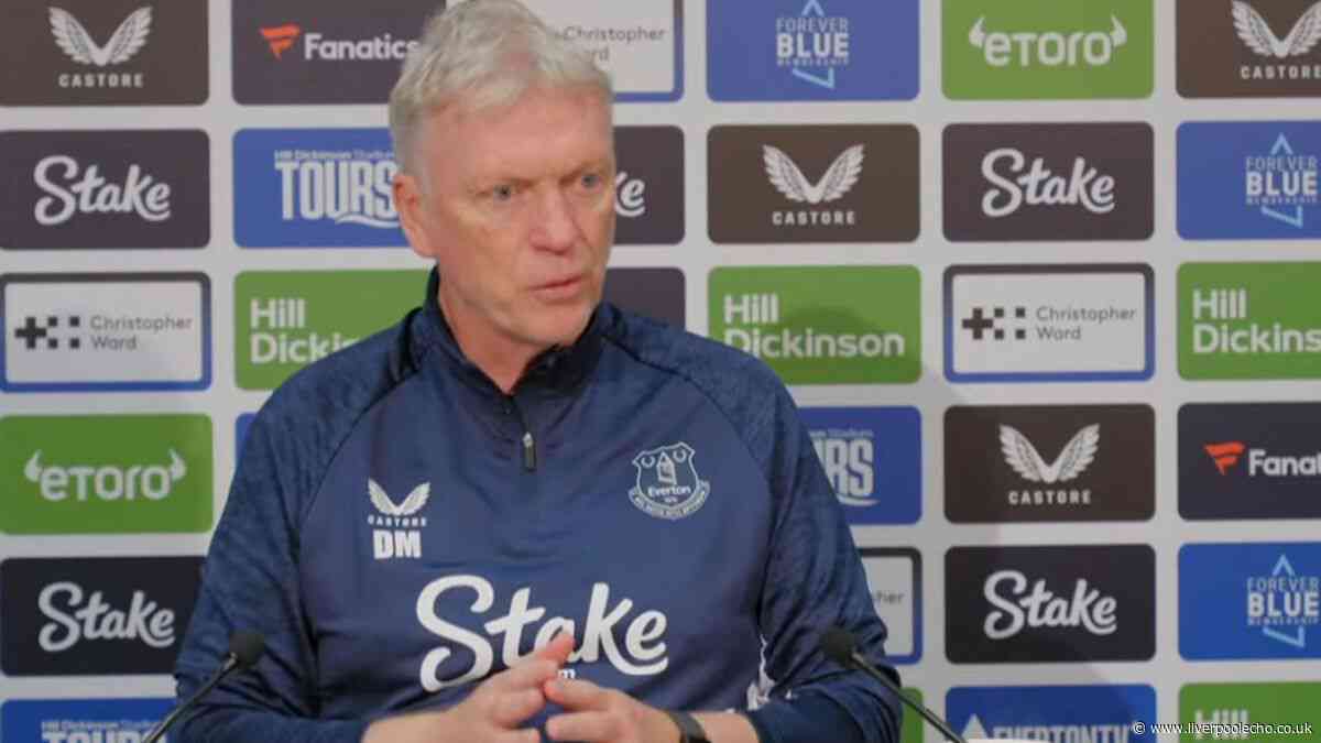 David Moyes press conference - Everton boss on transfers, Crystal Palace team news