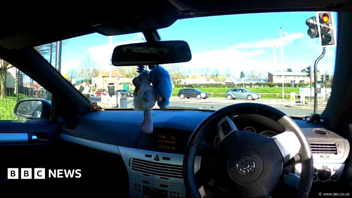 Toys impeded fatal crash driver's view, police say