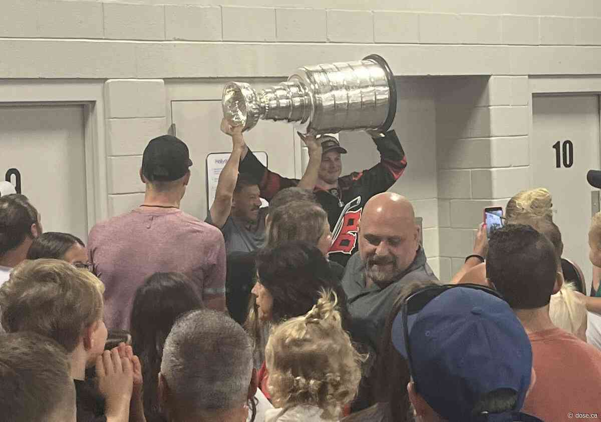 Eric Robinson invited Guy Gaudreau to spend the day with him and the Stanley Cup