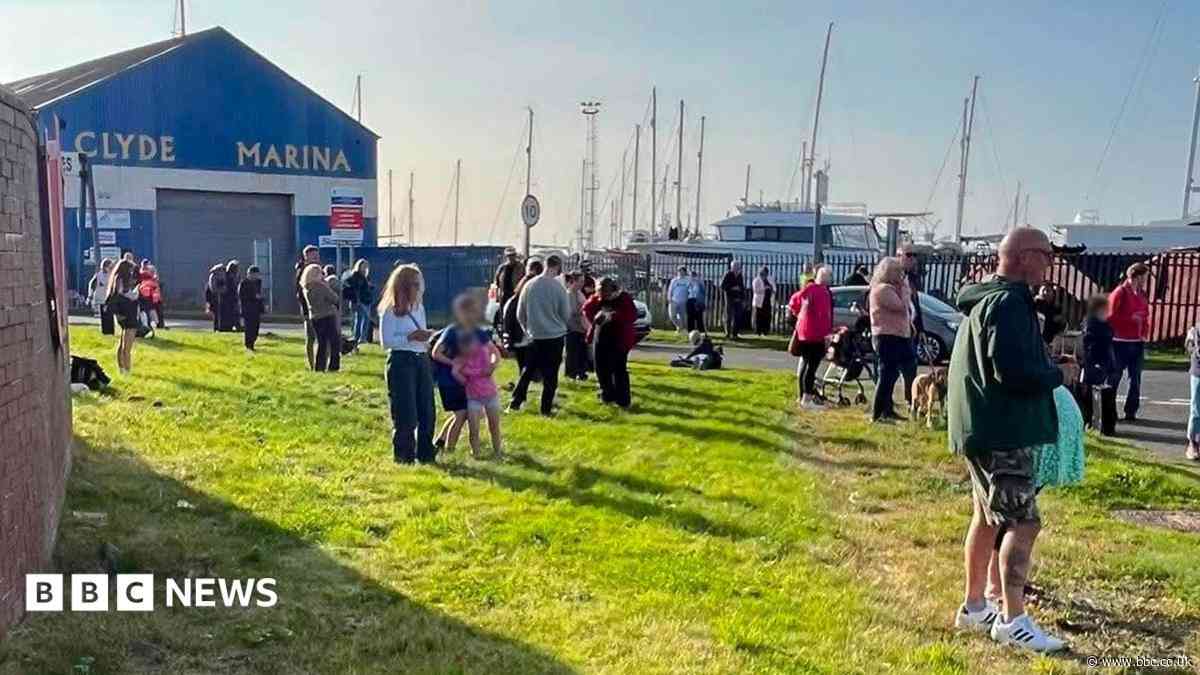 Arran ferry evacuated over 'bomb threat' as passenger rescued from sea