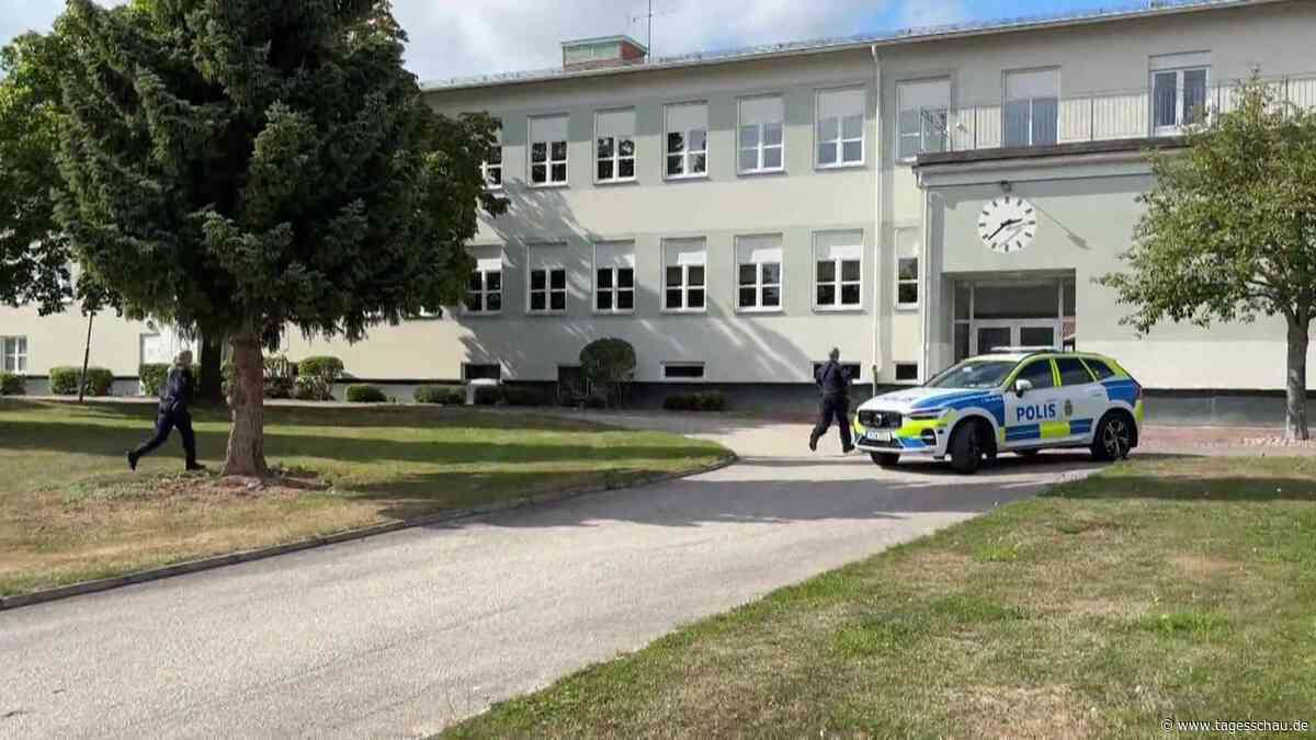 Verletzte bei Schwert-Angriff an schwedischer Schule