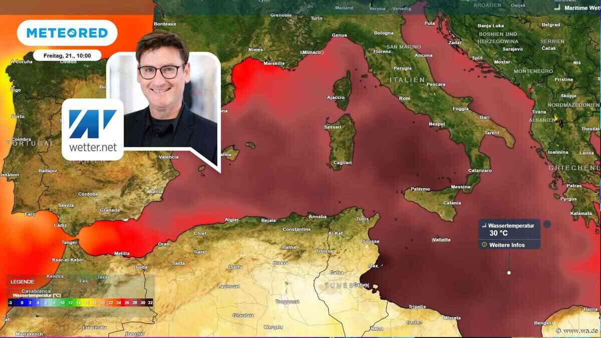 Mittelmeer so heiß wie kaum je zuvor – warum das für Deutschland im Herbst gefährlich werden kann