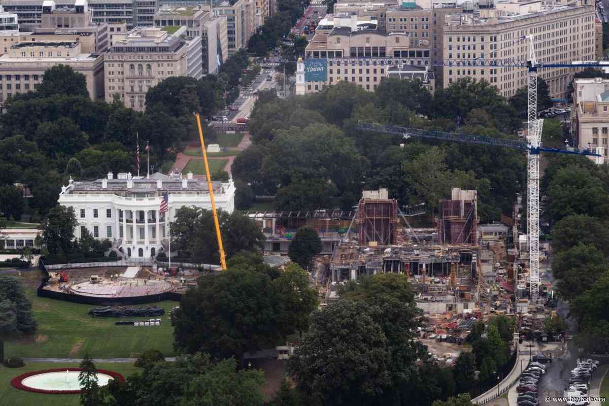 Supreme Court's chief justice allows work on Trump’s $400M White House ballroom to continue for now