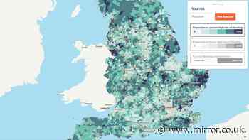 Map shows UK areas most at risk of flooding as El Nino to bring 'unprecedented' storms