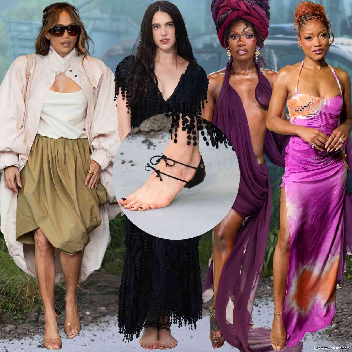 The Next Celebrity Shoe Trend Is... Going As Barefoot As Possible