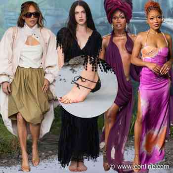 The Next Celebrity Shoe Trend Is... Going As Barefoot As Possible
