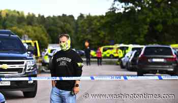 An attacker with a sword wounds several people at a school in Sweden