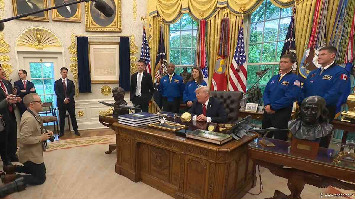 Trump to award NASA's Artemis II astronauts the Congressional Space Medal of Honor