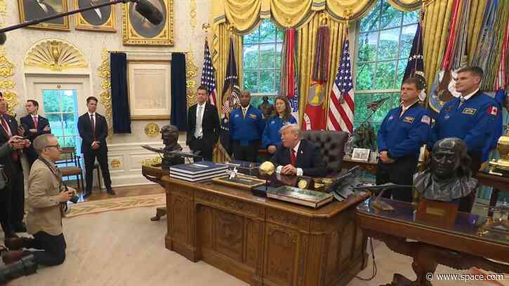Trump to award NASA's Artemis II astronauts the Congressional Space Medal of Honor