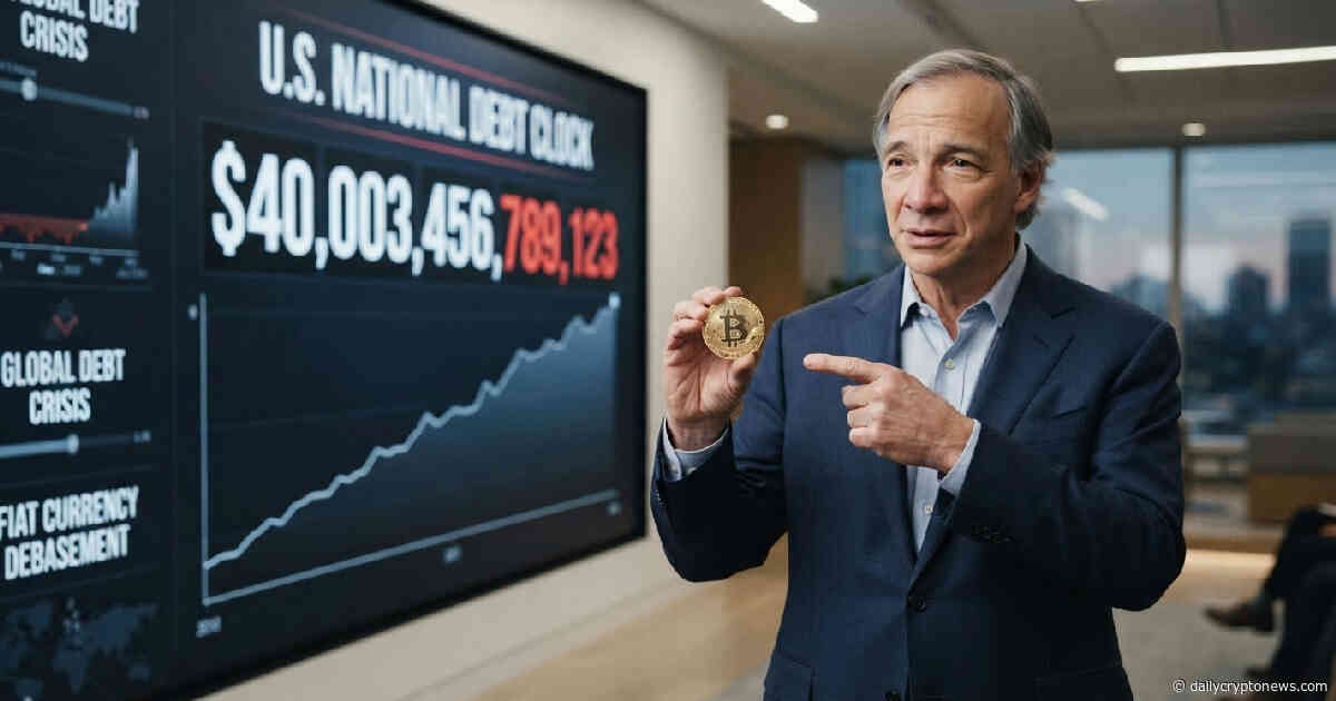 Ray Dalio Endorses Bitcoin as Hedge Against Deepening Global Debt Crisis