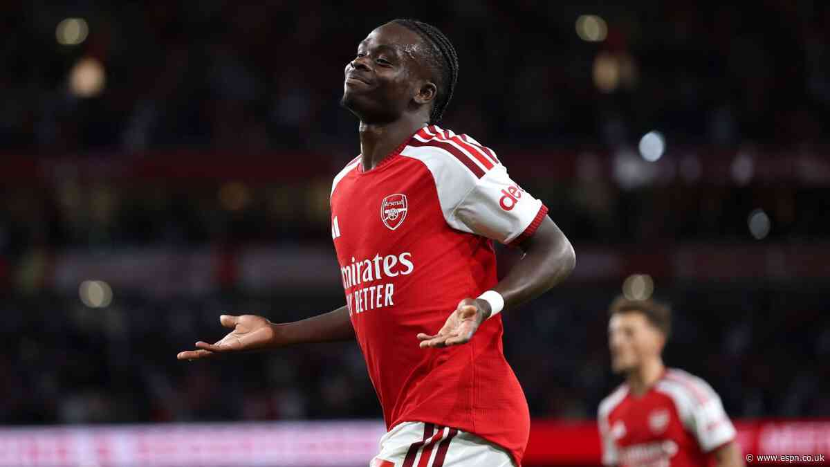 Arsenal vs. Coventry City LIVE: Latest updates as Bukayo Saka doubles Gunners' lead