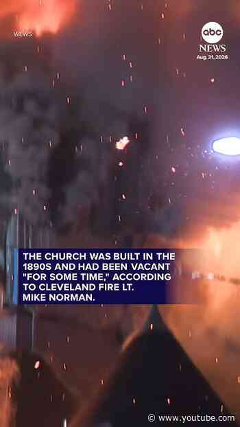 Historic Cleveland church destroyed in massive fire