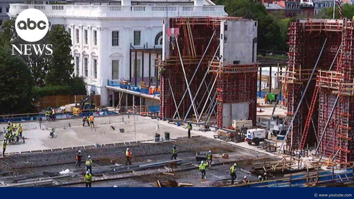 President Trump allowed to keep building ballroom while Supreme Court weighs case