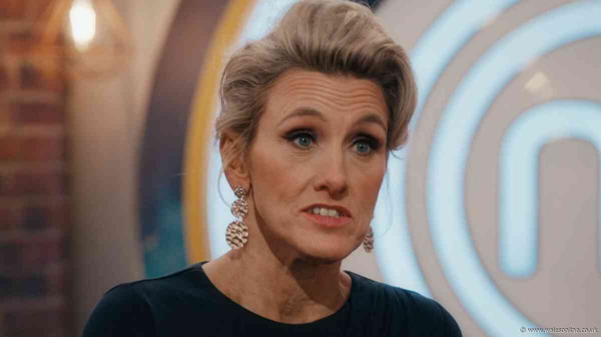 Welsh TV host bids farewell to Celebrity MasterChef after 'really tough' moment