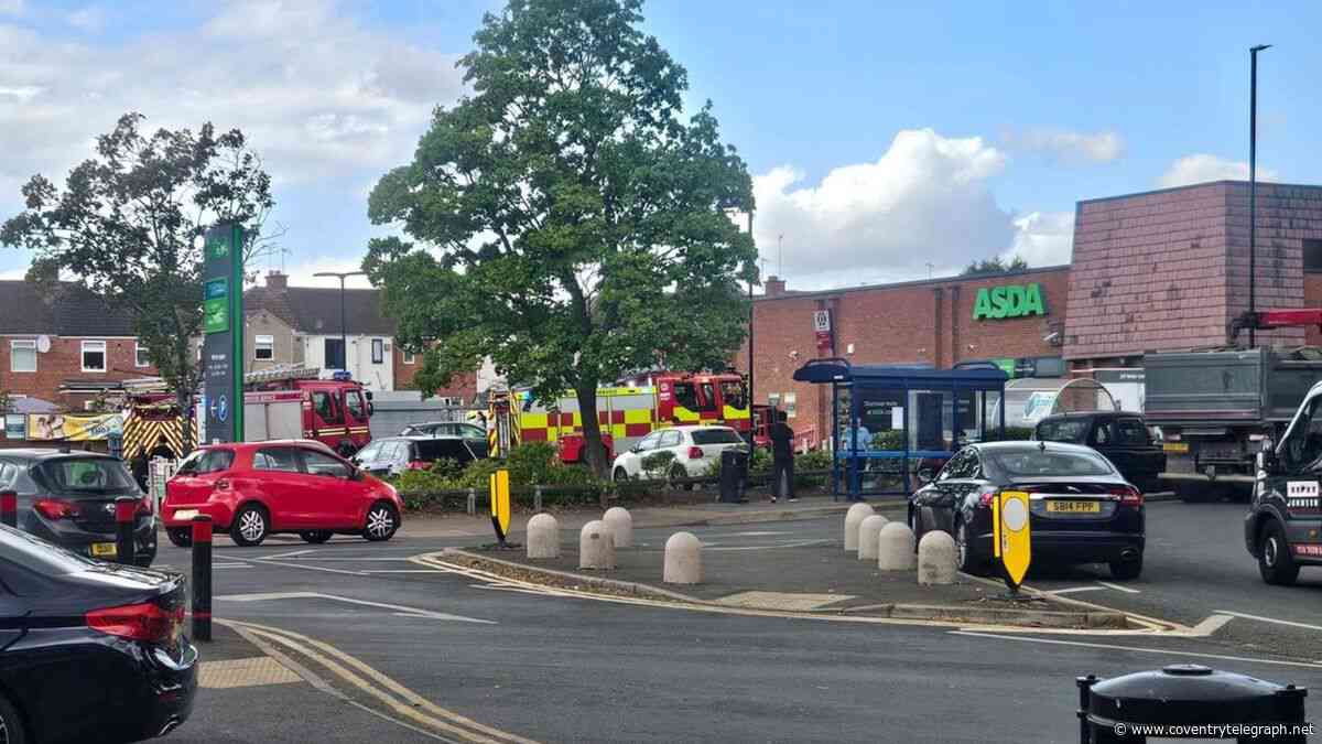 Car crashes into Coventry Asda store