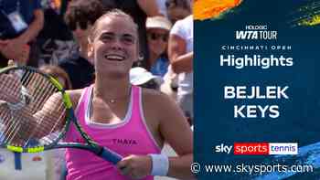 Unseeded Czech 20-year-old Bejlek reaches Cincinnati semi-finals