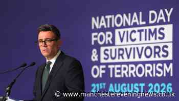 Andy Burnham's emotional comments about Manchester terror victims as he promised review into compensation scheme