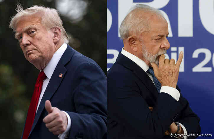Lula y Trump acuerdan mantener negociación sobre los aranceles de 37,5% a Brasil