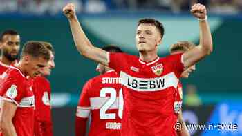 Bald auch einer für Klopp?: VfB-Neuzugang Pejcinovic schießt Hansa mit Hattrick ab