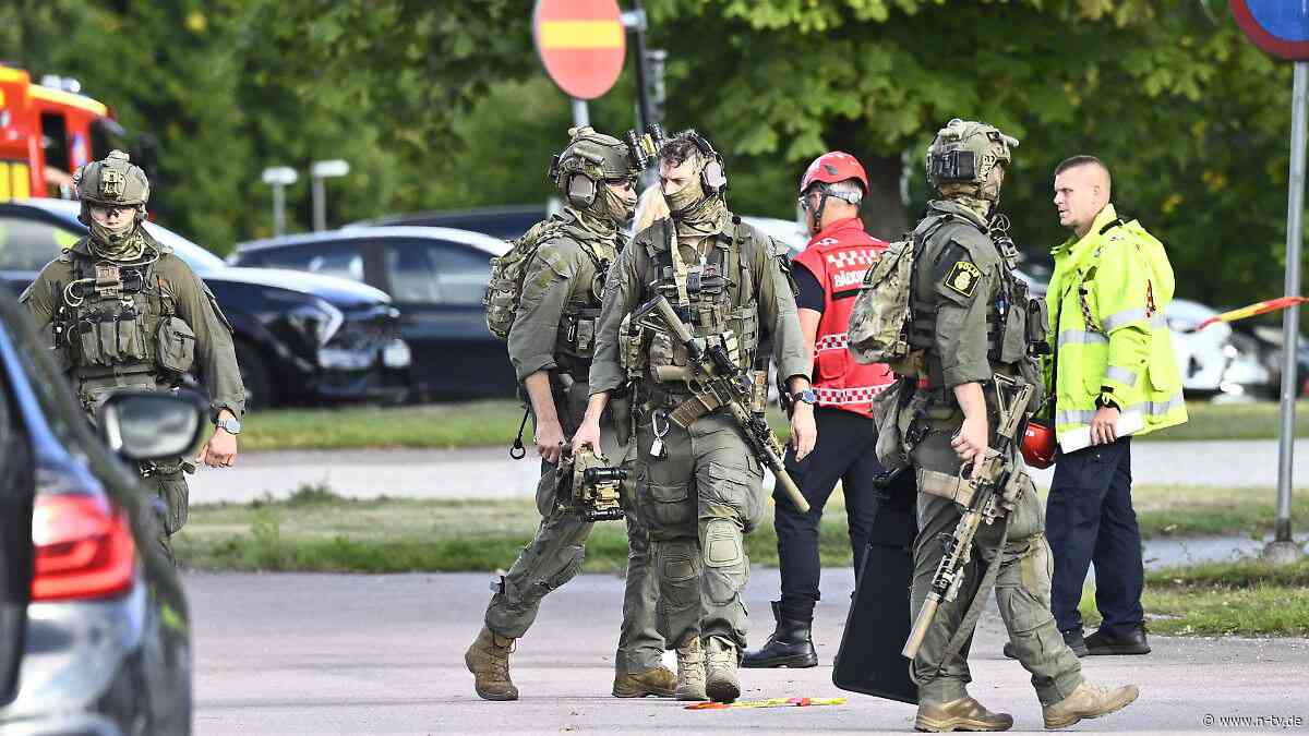 Ein Toter, drei Verletzte: Messerangriff an Schule schockt Schweden