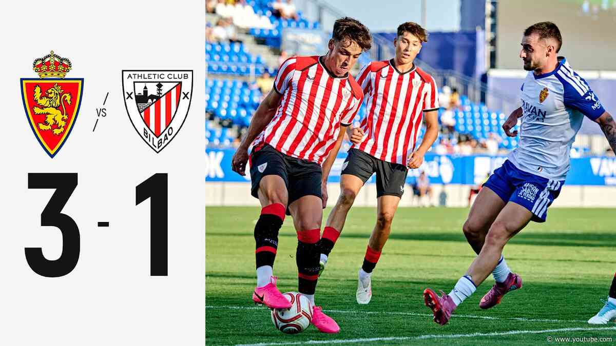Real Zaragoza 3-1 Bilbao Athletic I Pretemporada 2026/27